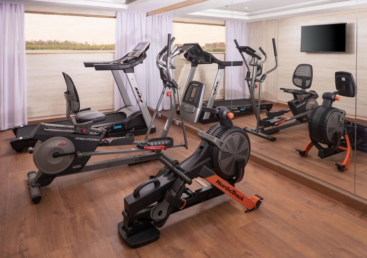 Gym aboard the Jaz Elite Regent Nile Cruise Nile cruise